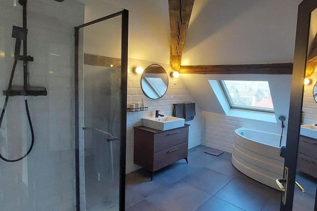 Appartamento *New*Les Amandines Le Loft* Wifi Allevard Esterno foto